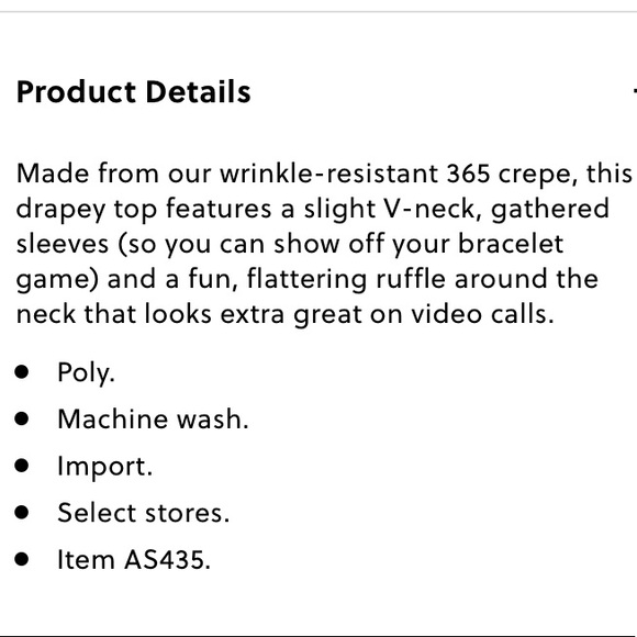 J. Crew Drapey Ruffleneck Top in 365 Crepe Blouse - Picture 2 of 2